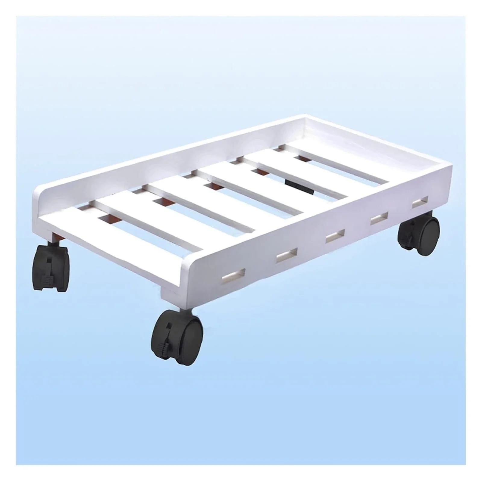 Подставка для настольного компьютера, мобильный держатель ЦП с 4-дюймовыми колесами, подходит для большинства компьютерных корпусов, держатель ПК под стол, фото №1