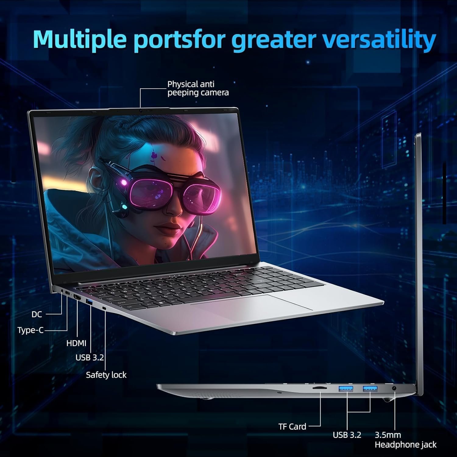Ноутбук 15.6" Jumper EZbook X8 Intel Core i5-12450H RAM 16GB SSD 512GB Windows 11 (UKR), фото №7