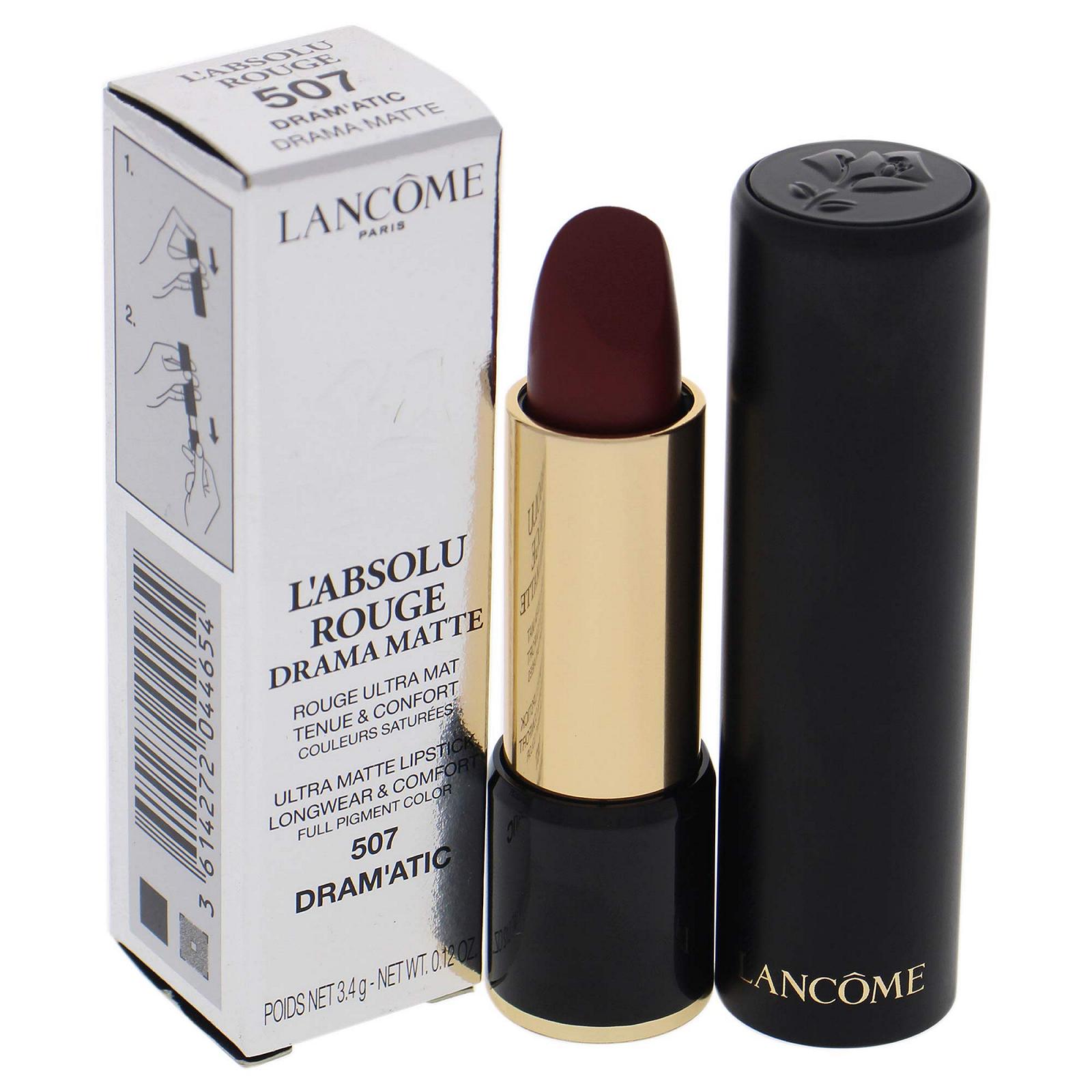 Матовая помада Lancome Absolu Rouge Ultra 507 Drama'Atic, фото №4