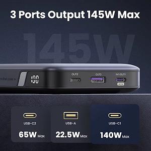 Повербанк Ugreen PB205 25000 mAh 145W Powerbank synthetic.ua - Фото 1