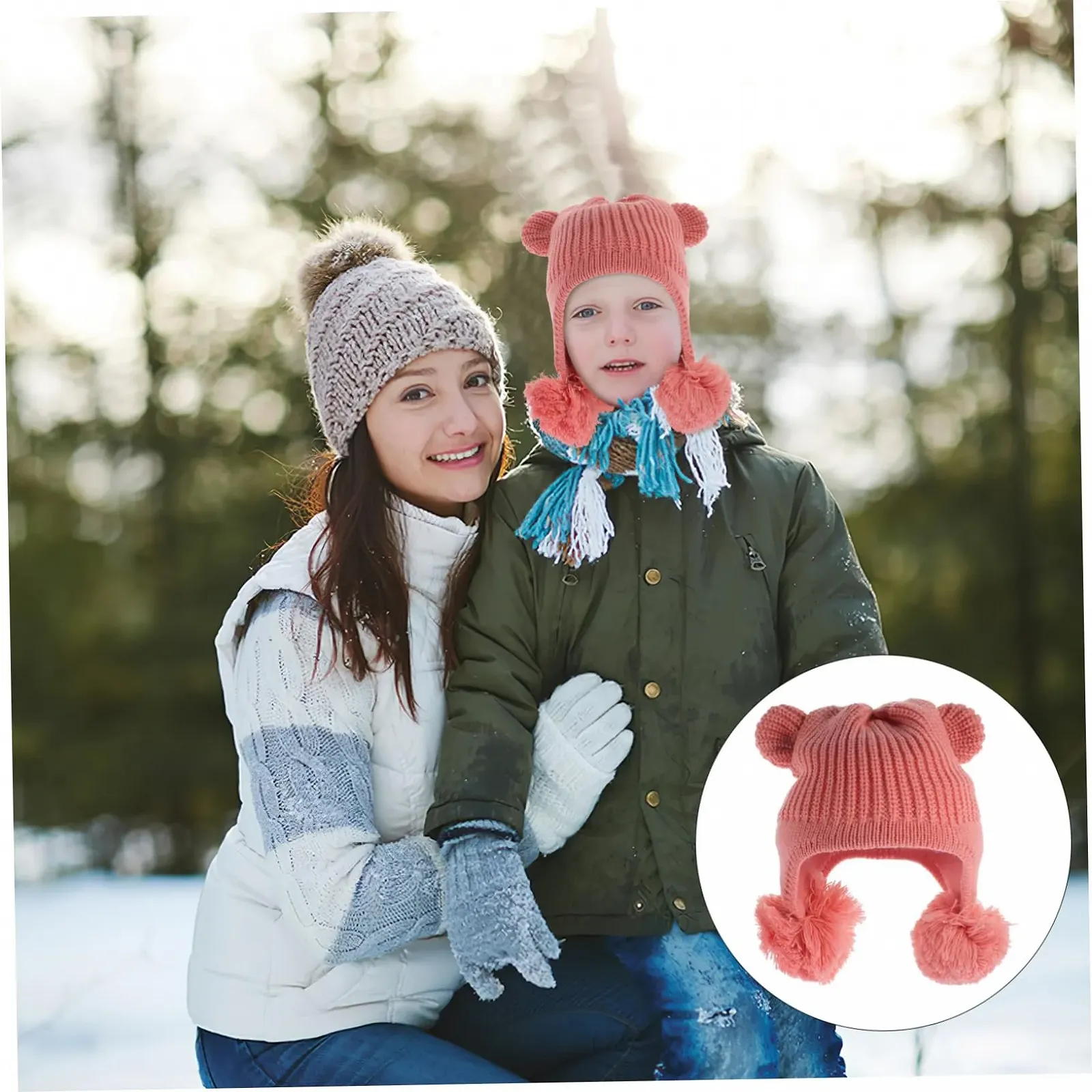 Шапка для девочки TOYANDONA Зимняя, фото №1