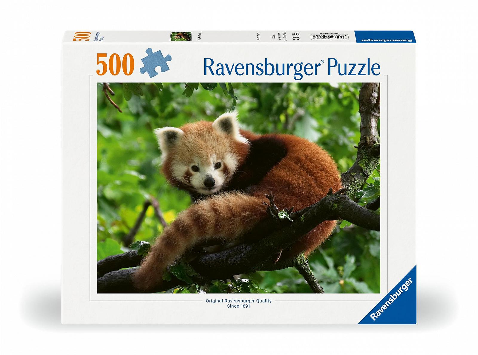 Пазл Ravensburger 12000369 Cute Red Panda 500 деталей, фото №2 Пазл Ravensburger 12000369 Cute Red Panda 500 деталей, фото №2