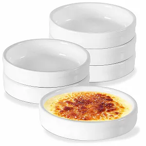 Рамекины 6 шт. керамические 11,4 x 3,5 см круглые для кухни и ресторана - Фото 1