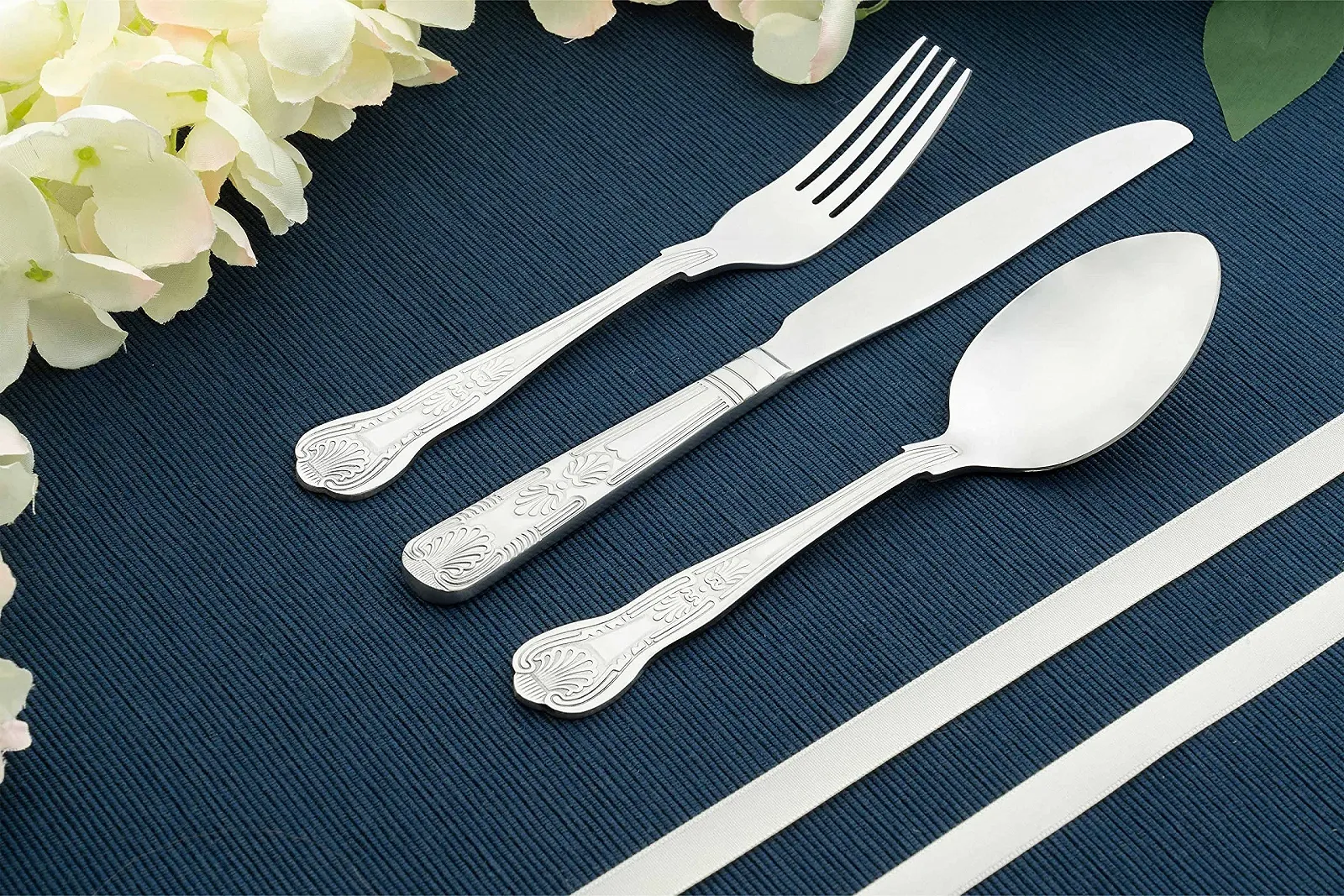 Ложка чайна Grunwerg Kings TESKGR, нержавіюча сталь 18/0, набір 12 штук, фото №3