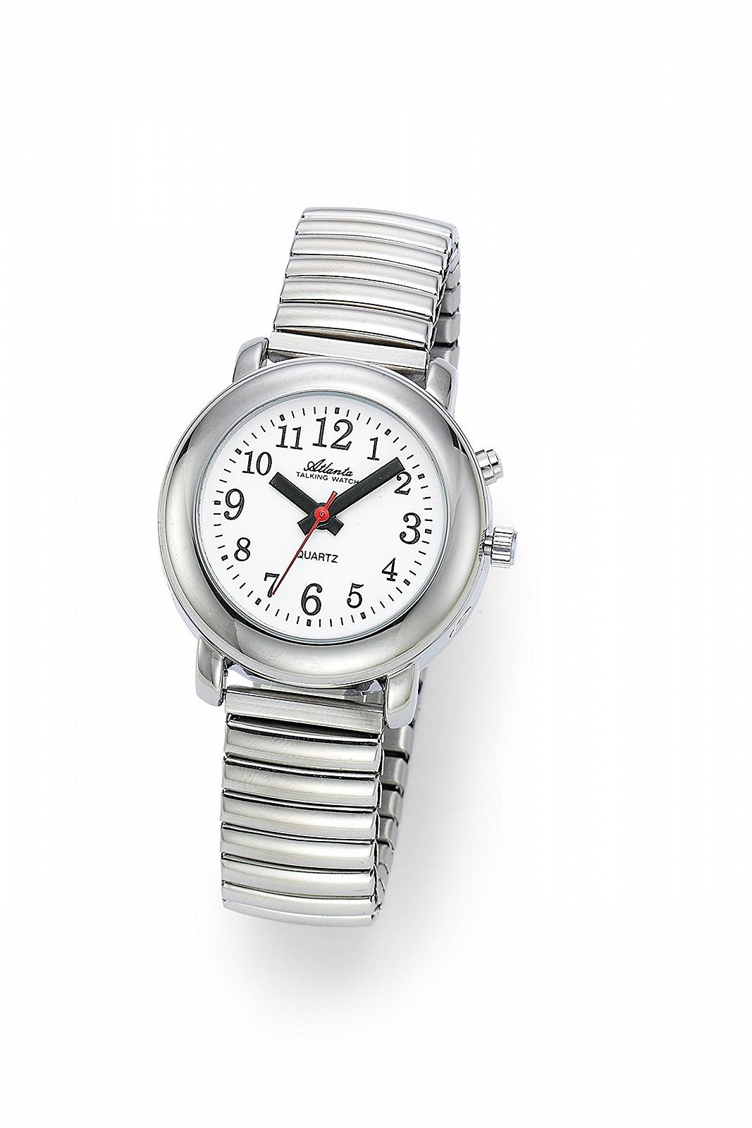 Годинник, що говорить, для жінок Silver 8915-19, сріблястий, браслет, фото №1 Годинник, що говорить, для жінок Silver 8915-19, сріблястий, браслет, фото №1