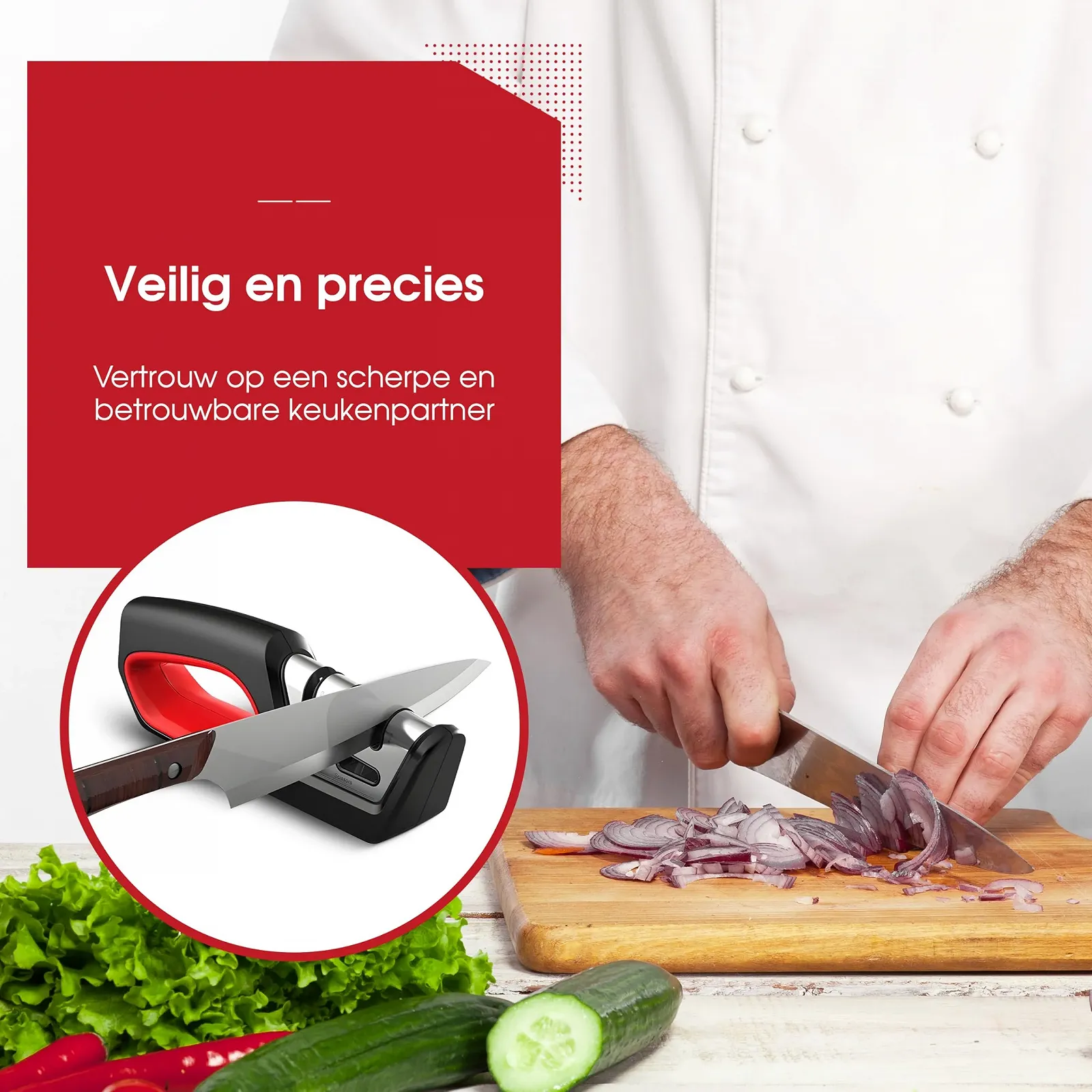 Точило для ножів та ножиць 4 в 1 3-рівневе ручне, фото №3