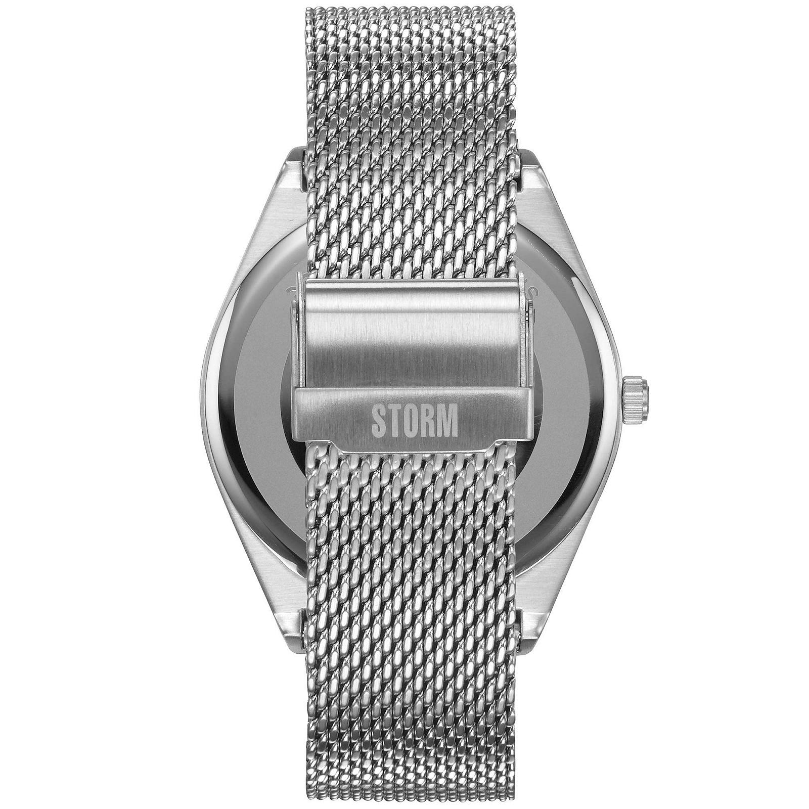STORM London Cirero 43 мм нержавеющая сталь сетчатый браслет 3 бара 47477, фото №4