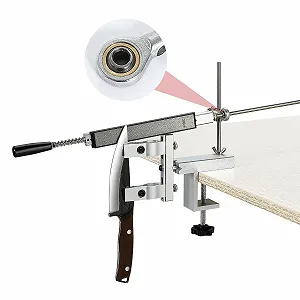 Точилка для ножей складная с точильными камнями и металлическим зажимом Set B synthetic.ua - Фото 1