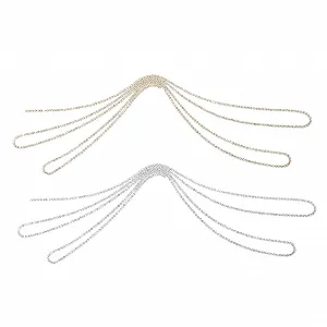 Ланцюжок для нігтів WOONEKY Набір Мідні стрази - Фото 1