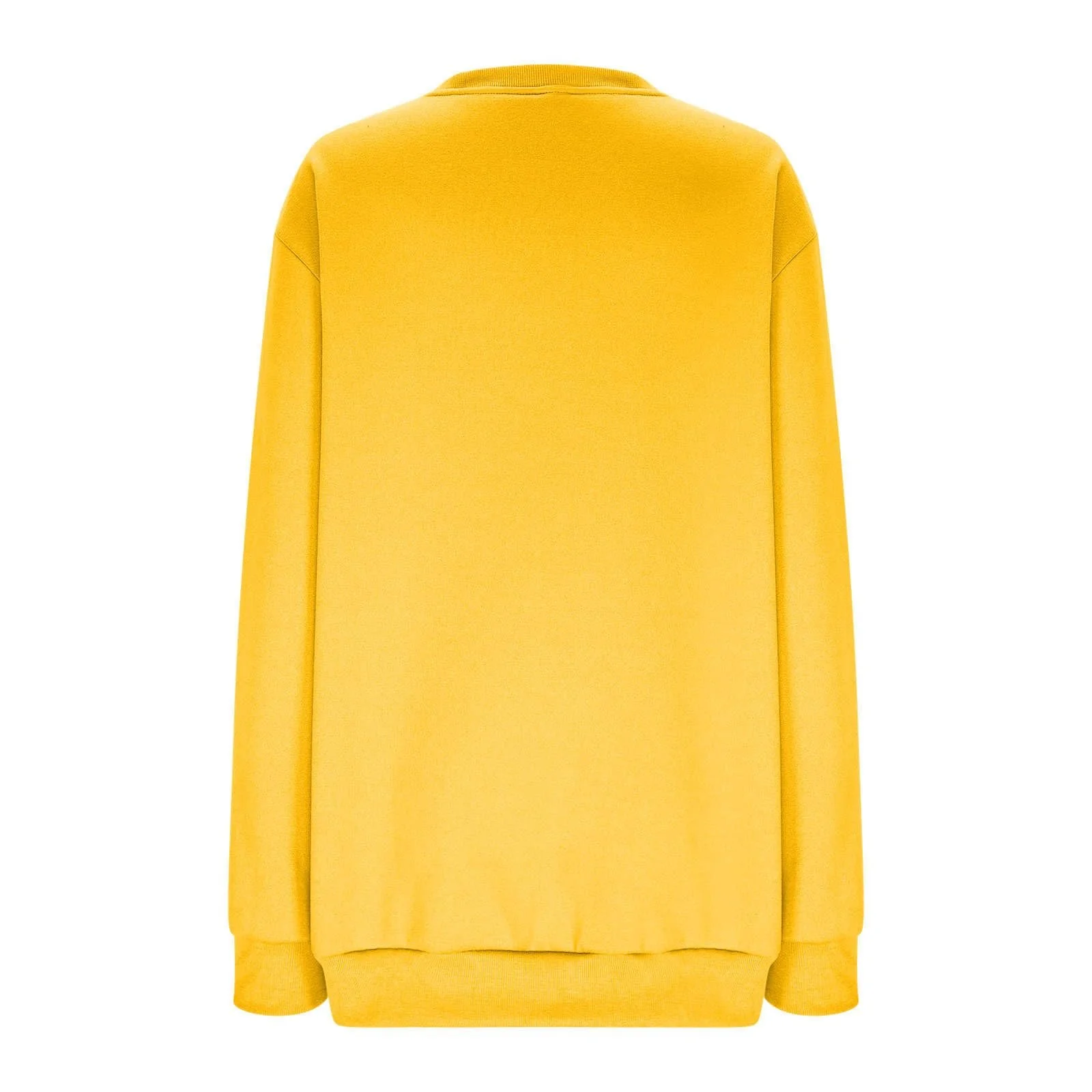 Пуловер LNNGNIA Женский Свитшот Больших Размеров Длинный Рукав Круглый Вырез Свободный Повседневный Верх Спортивная Уличная Одежда Свитшоты без Капюшона, фото №5