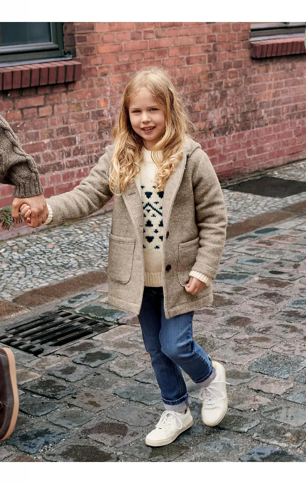 Пальто Hessnatur Rhön для дівчат та хлопчиків унісекс з чистої вовни, фото №5