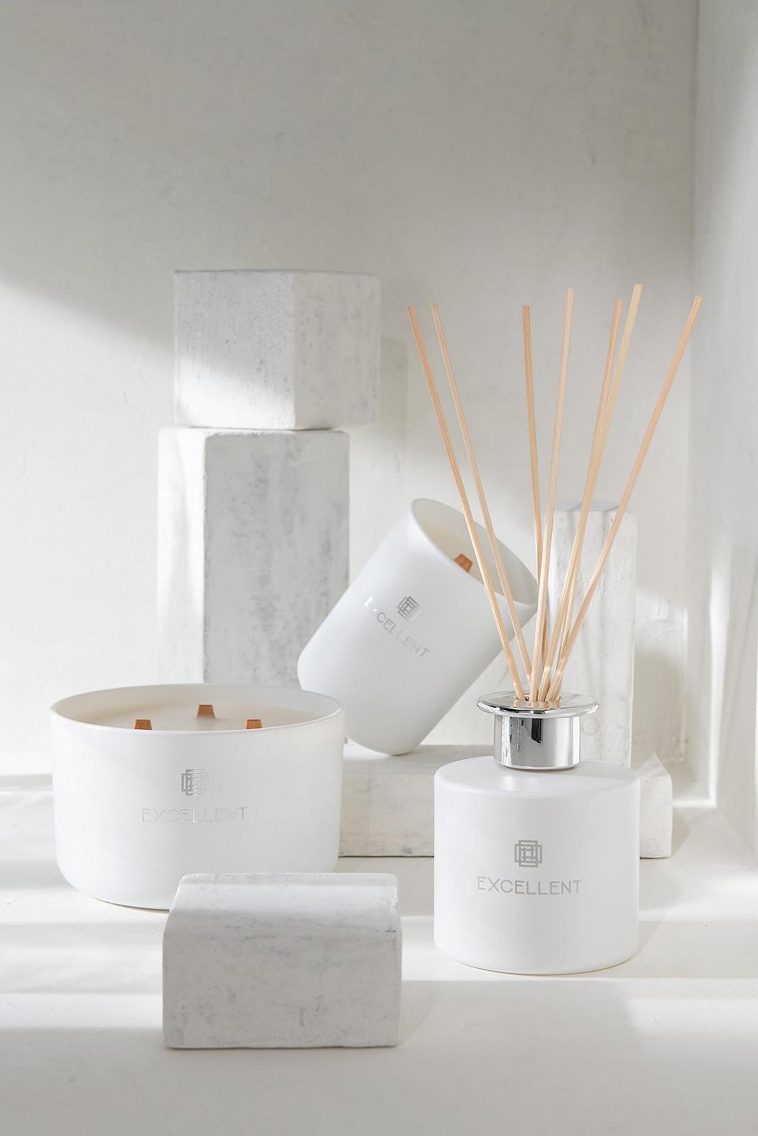 Ароматична олія з паличками J-Line Excellent Golden Honey Біла, фото №2