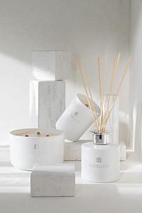 Ароматична олія з паличками J-Line Excellent Golden Honey Біла synthetic.ua - Фото 1