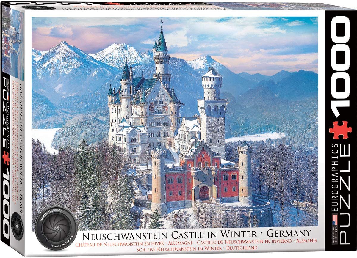 Пазл EuroGraphics 6000-5419 Neuschwanstein Castle in Winter, фото №1