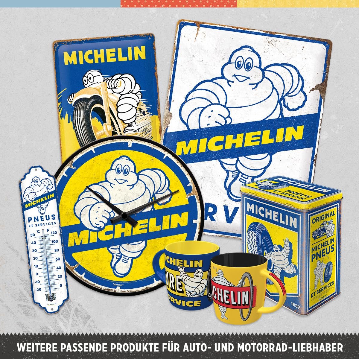 Пазл Nostalgic-Art Michelin Vintage 1000 деталей 68 x 48 см в металлической коробке, фото №4