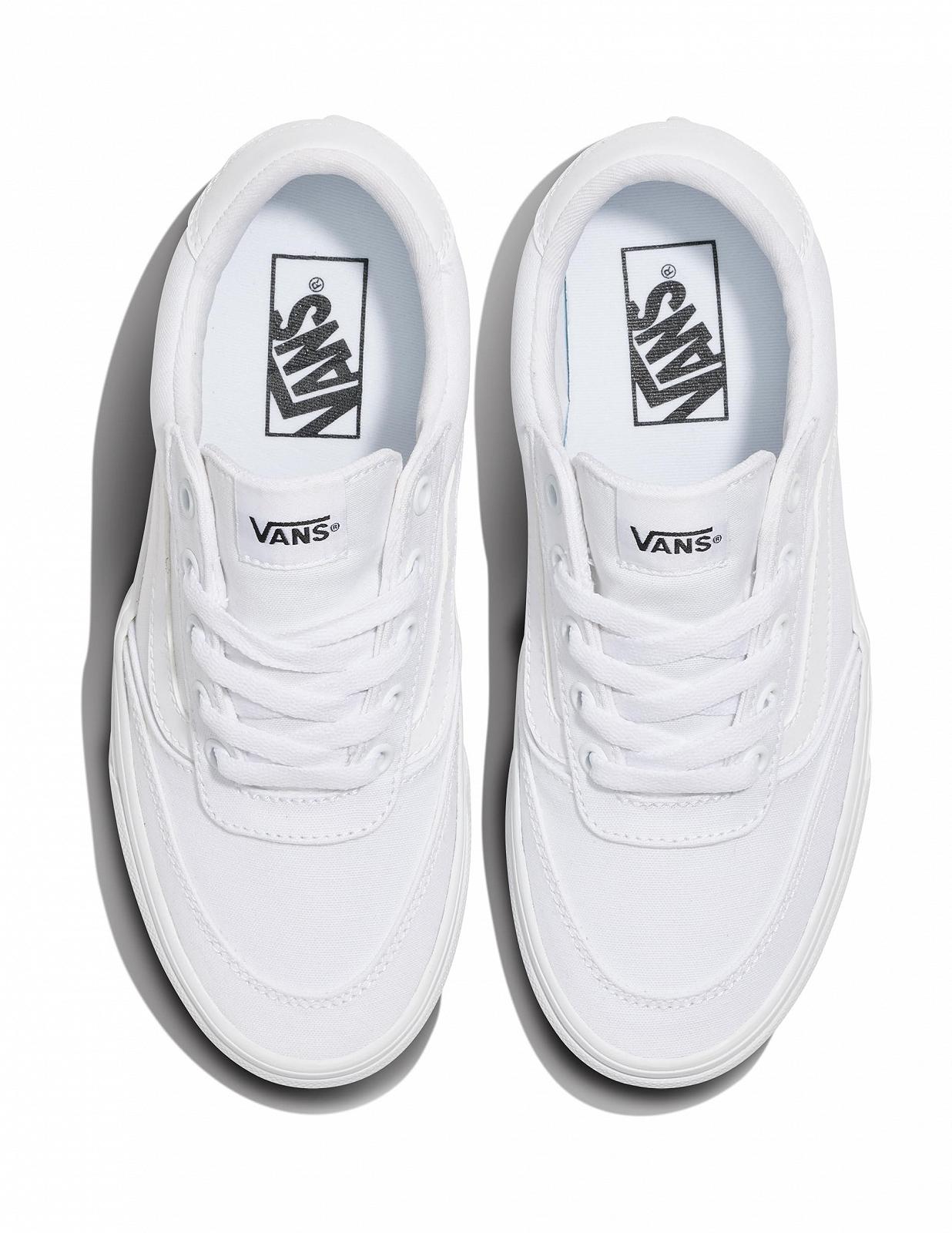 Кроссовки Vans Brooklyn Canvas, White/White, фото №5
