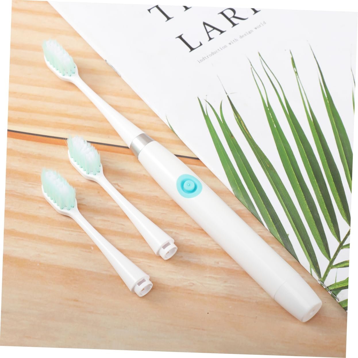 Дитяча електрична звукова зубна щітка Gatuida Дорожня на батарейках, фото №7