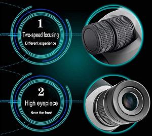 Монокуляр Sniper Zoom 20-60x80 Водонепроницаемый FMC BAK-4 со штативом synthetic.ua - Фото 1