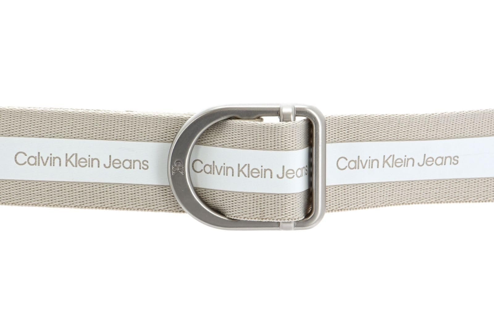 Ремень Calvin Klein CKJ Slider Rounded Slider 35 мм W75 Цвет слоновой кости, фото №2