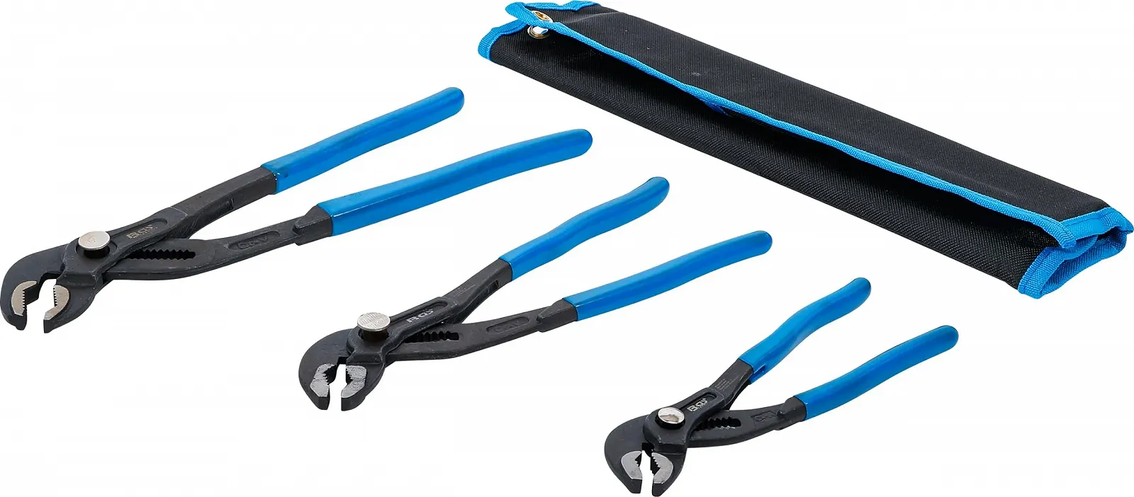 Набір плоскогубців для водяного насоса BGS 9545, 3 штуки, з фіксацією, 175 / 240 / 300 мм, протиковзкі, фото №3