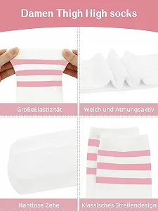 Durio Чулки выше колен Женские зимние высокие носки Женские носки выше колен Теплые длинные носки Термочулки Женские носки до колен synthetic.ua - Фото 1