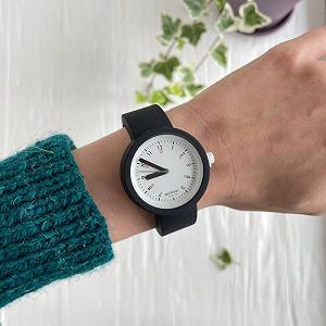 Женские силиконовые часы-конструктор actimer черный ремешок циферблат Black time synthetic.ua - Фото 1