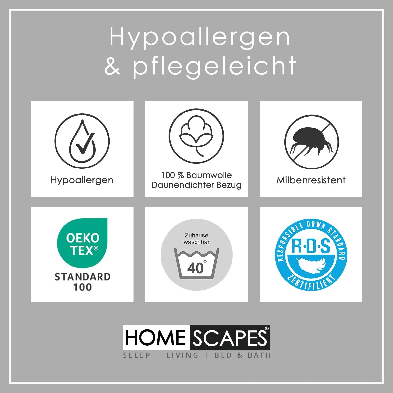 Одеяло King Size Homescapes Пух и перо белый, фото №7 Одеяло King Size Homescapes Пух и перо белый, фото №7