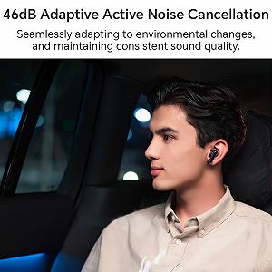 Навушники HONOR Choice Earbuds X5 Pro True Wireless 46dB Шумозаглушення Сріблястий synthetic.ua - Фото 1