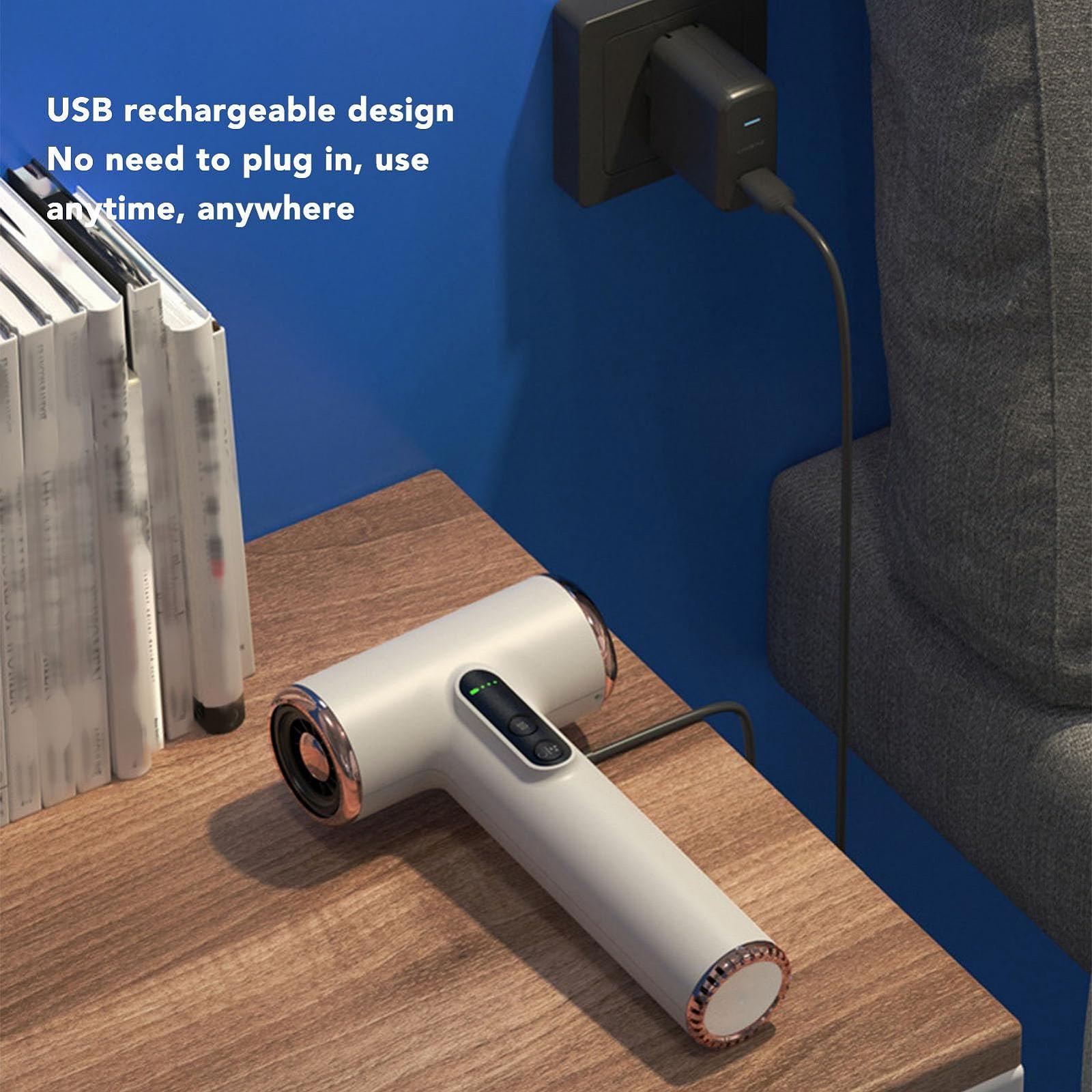Беспроводной фен, перезаряжаемый USB мини-фен, беспроводной фен с 3 скоростями и 3 температурами для походов и кемпинга, фото №6