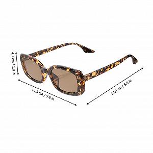 Сонцезахисні окуляри PACKOVE 2 пари Ретро оправа synthetic.ua - Фото 1