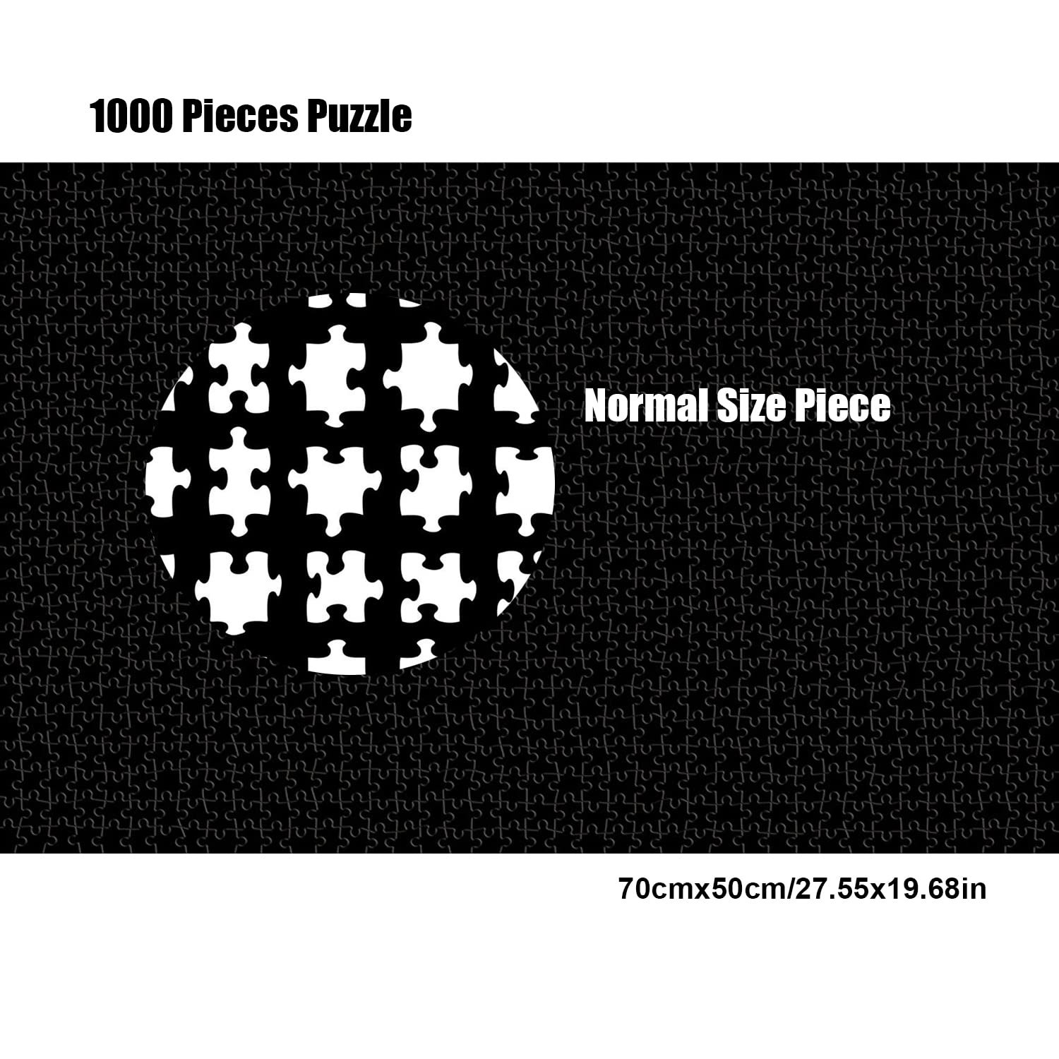 Пазл Large White Puzzle 1000 елементів 70 см x 50 см x 2 мм картонний, фото №2 Пазл Large White Puzzle 1000 елементів 70 см x 50 см x 2 мм картонний, фото №2