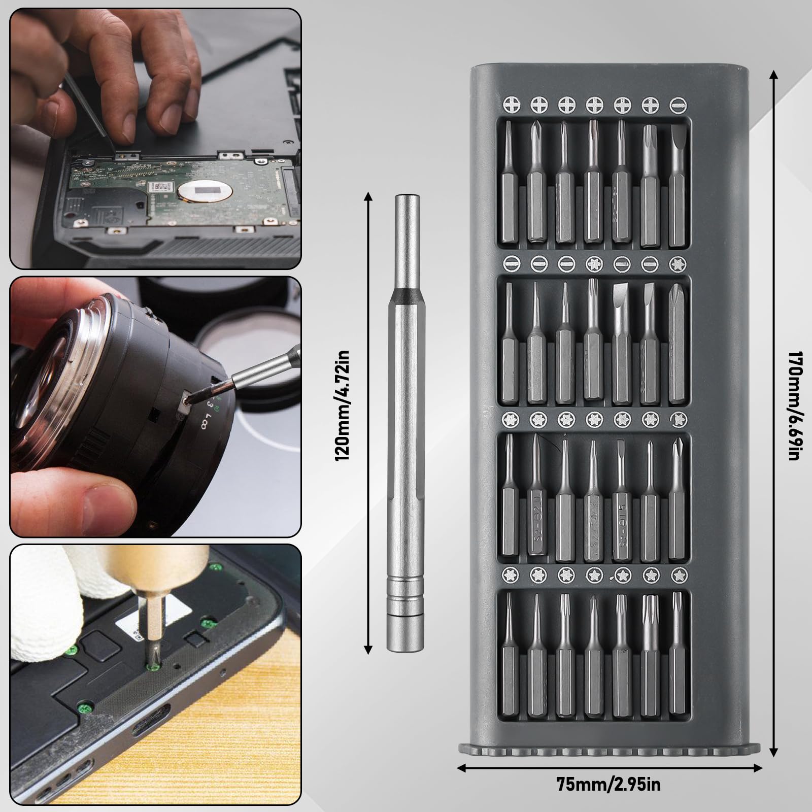 Набор отверток Mechanic 56 в 1 Precision Mini S2 Magnetic, фото №2