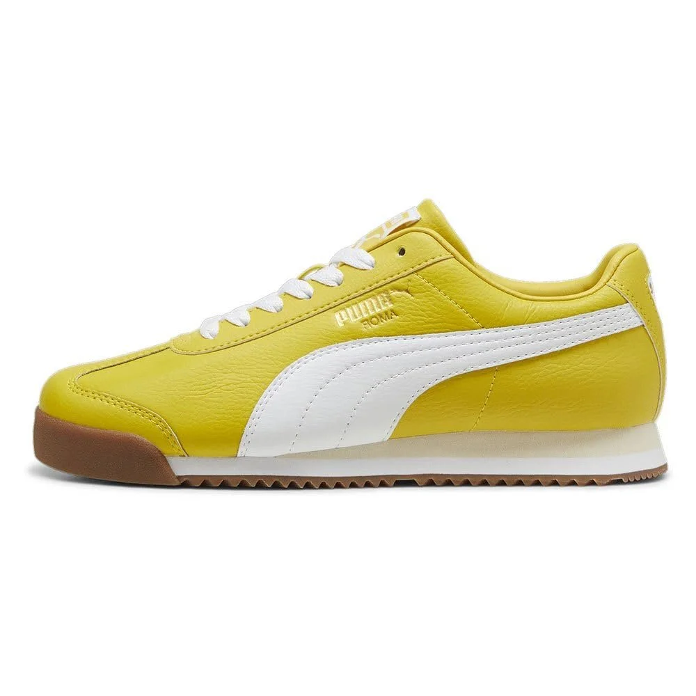Кроссовки PUMA Roma 24 Standard желтый, фото №4 Кроссовки PUMA Roma 24 Standard желтый, фото №4