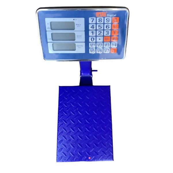 Весы торговые электронные до 100кг 30*40см ACS OPERA OP100 Синие, фото №1