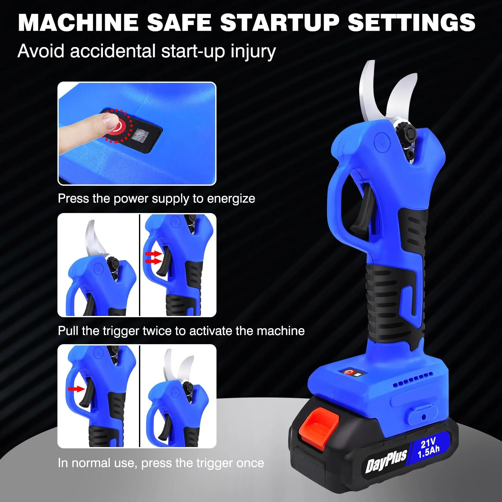 Електричний Секатор Professional 21 V 28 мм, фото №5