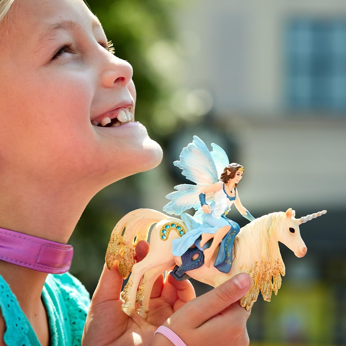 Игровой набор Schleich Bayala 42508 - Золотой единорог с Эйлой, от 5 лет, фото №2