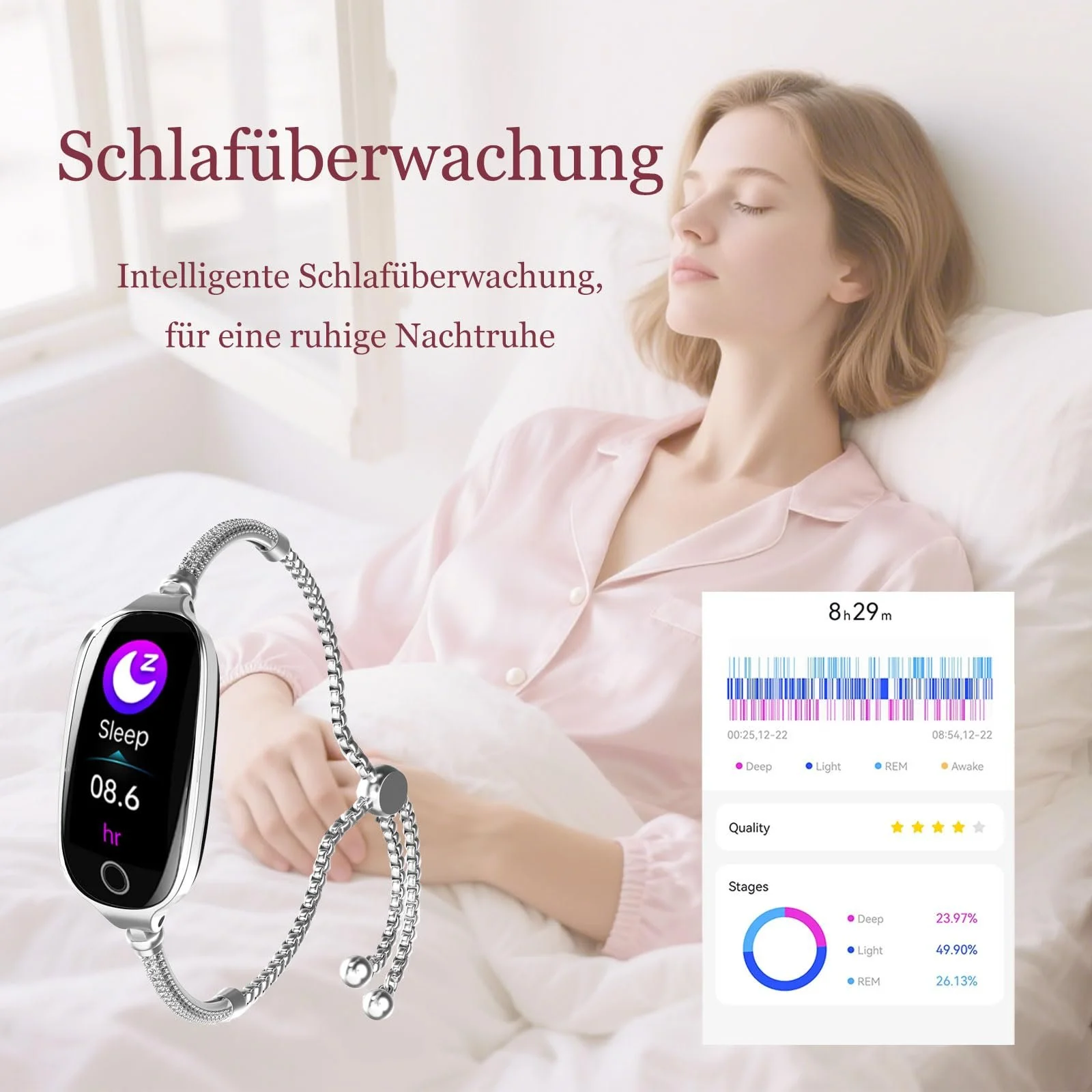 Смарт-часы Женские Серебряные, фото №3