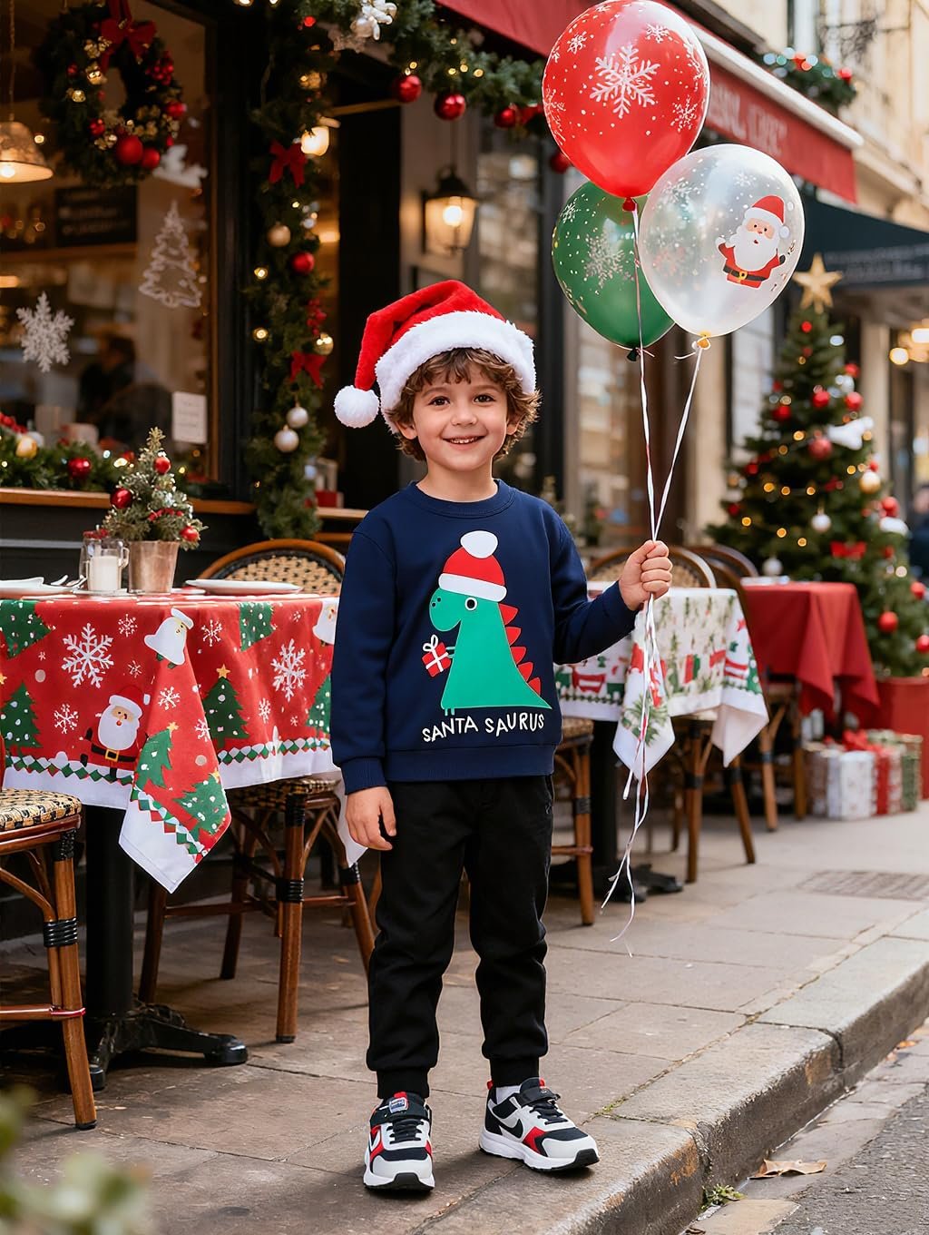 Джемпер Little Hand Детский Свитшот Теплый Рождественский 2 - 7 лет, фото №4