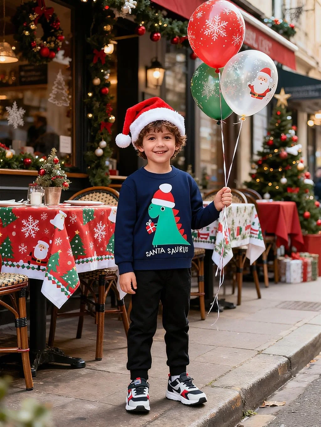 Джемпер Little Hand Дитячий Светшот Теплий Різдвяний, фото №4