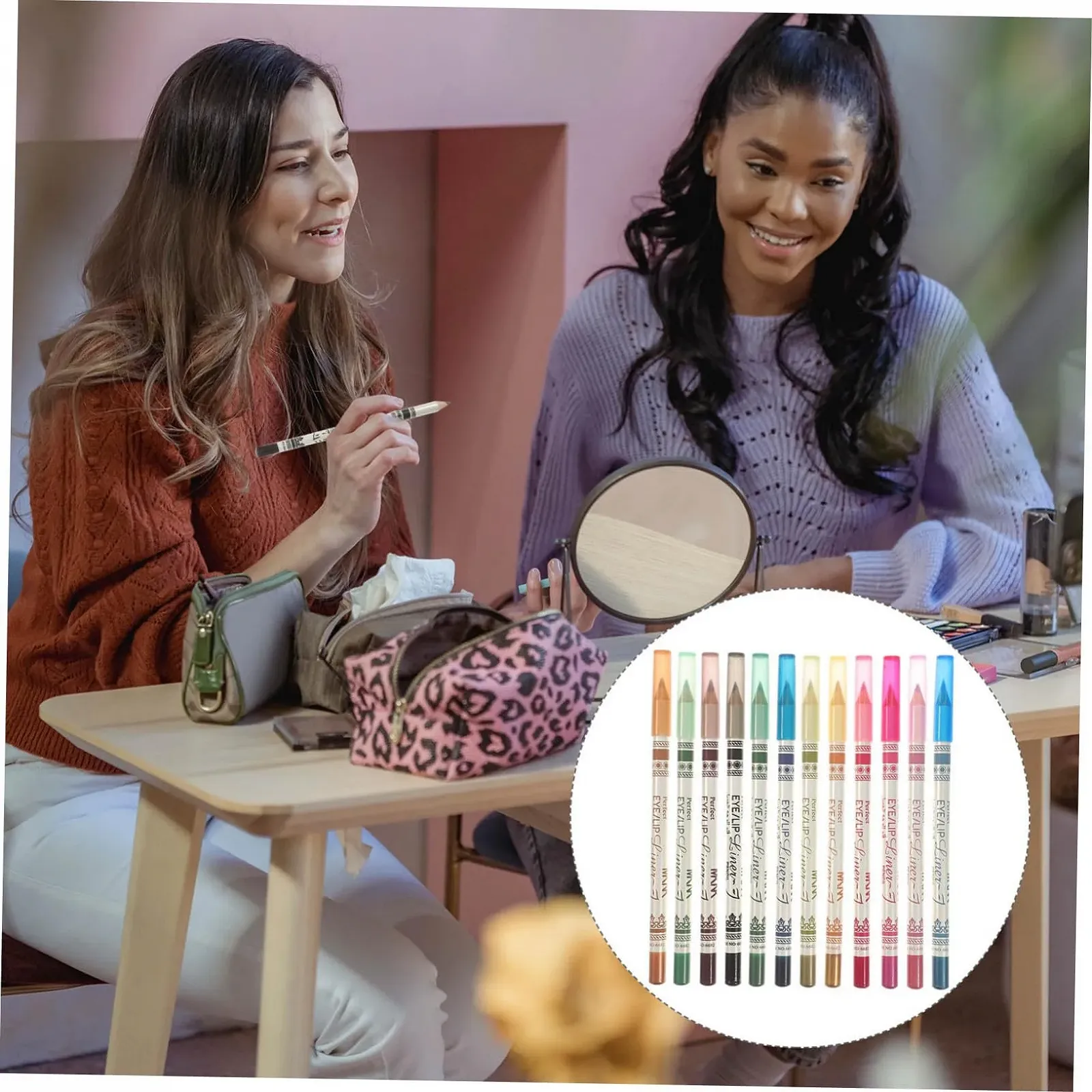 Олівець для очей BIUDECO Темно-коричневий Водостійкий, фото №3 Олівець для очей BIUDECO Темно-коричневий Водостійкий, фото №3