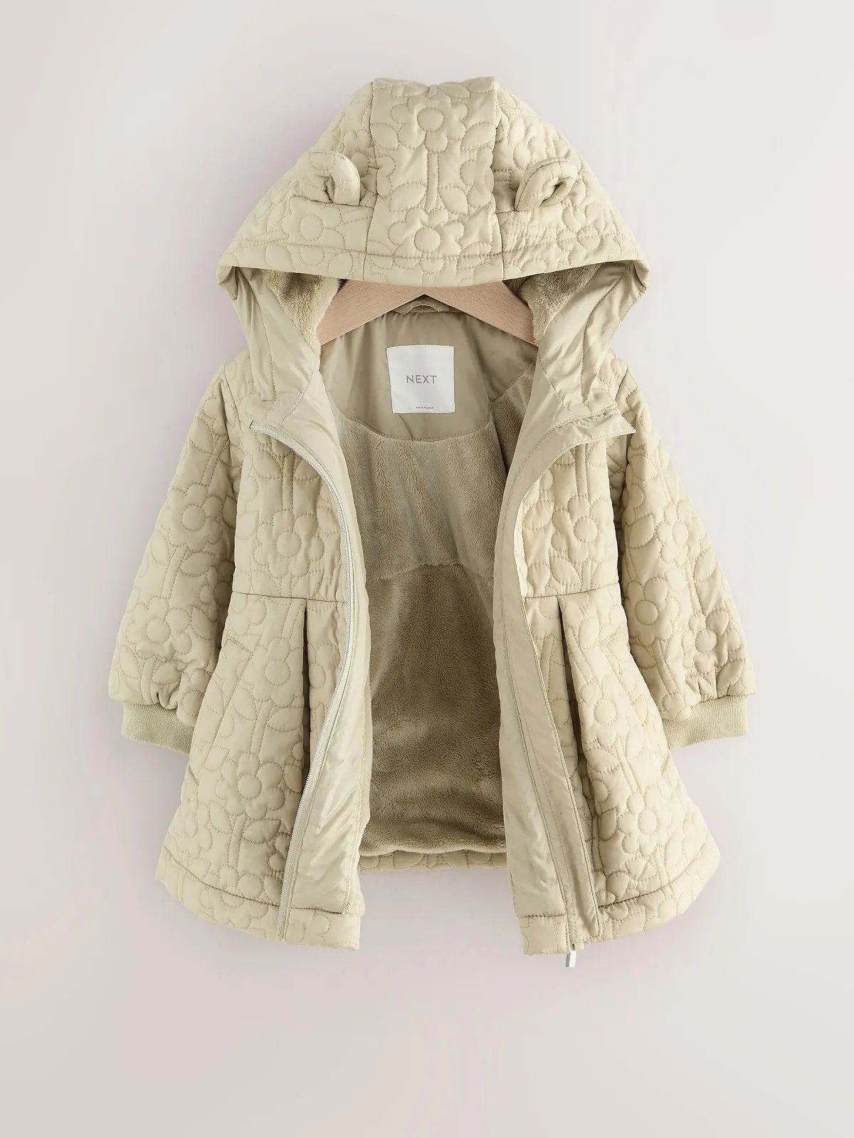 Девочка Водоотталкивающее стеганое пальто Next, фото №3