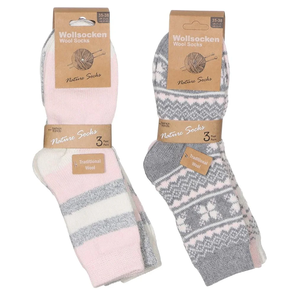 Шкарпетки Жіночі Теплі М'які Кольорові Норвезькі, фото №1