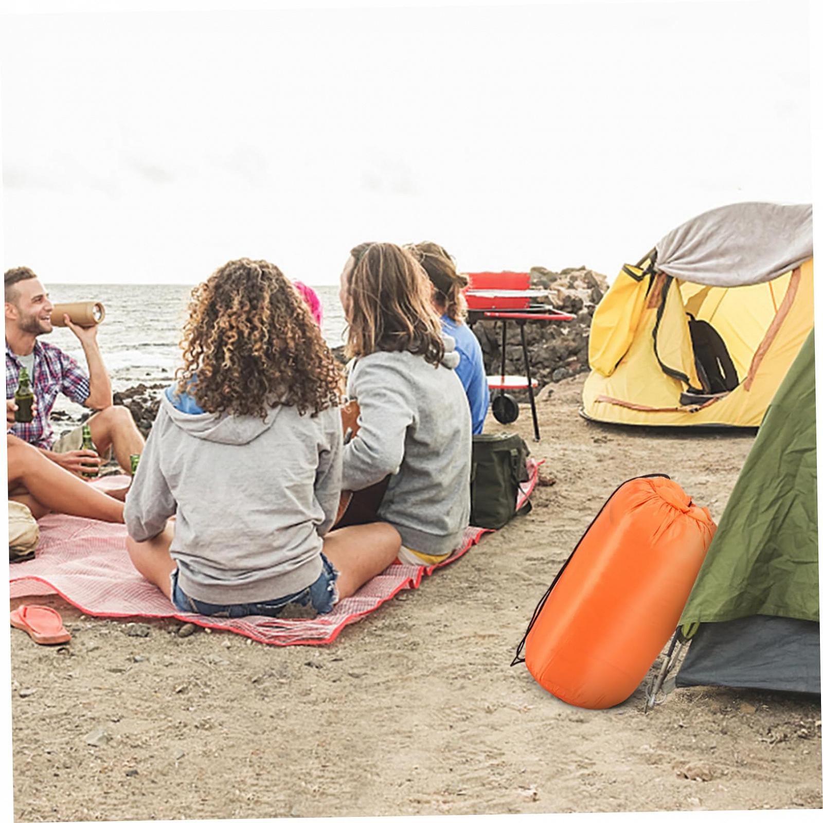 Спальний мішок VANZACK Для дорослих Кемпінг Під столом Помаранчевий, фото №7