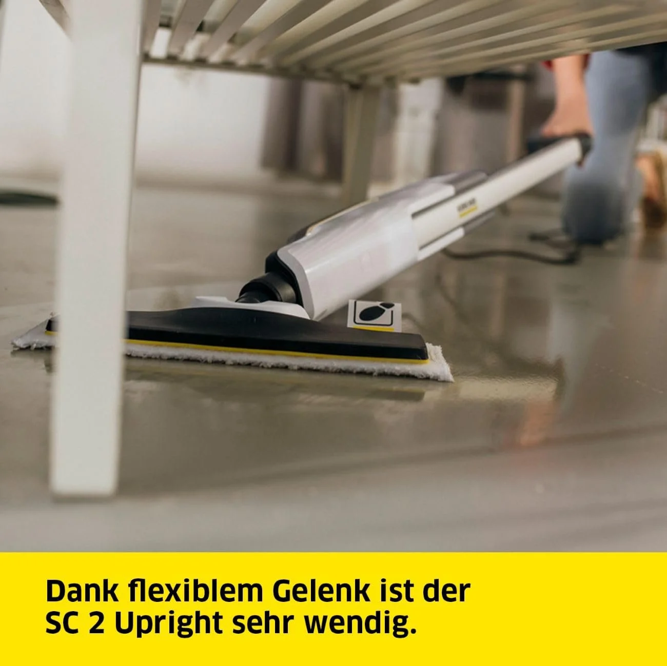 Пароочисник Kärcher SC 2 Upright, час нагріву: 30 с, продуктивність по площі: прибл. 50 м², бак: 0.4 л, потужність нагріву: 1600 Вт, фото №6 Пароочисник Kärcher SC 2 Upright, час нагріву: 30 с, продуктивність по площі: прибл. 50 м², бак: 0.4 л, потужність нагріву: 1600 Вт, фото №6