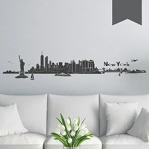 Наклейка на стіну Wandkings Панорама Нью-Йорка 240 x 48 см - Фото 1