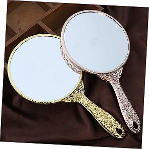 Зеркало Angoily. Ручное. Круглое. Золотое. Винтажный стиль. ABS. Упаковка 6 штук цена на synthetic.ua - Фото 1 Зеркало Angoily. Ручное. Круглое. Золотое. Винтажный стиль. ABS. Упаковка 6 штук synthetic.ua - Фото 1