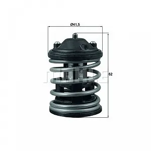 Термостат охолоджувальної рідини BEHR TX 163 87D для BMW - Фото 1