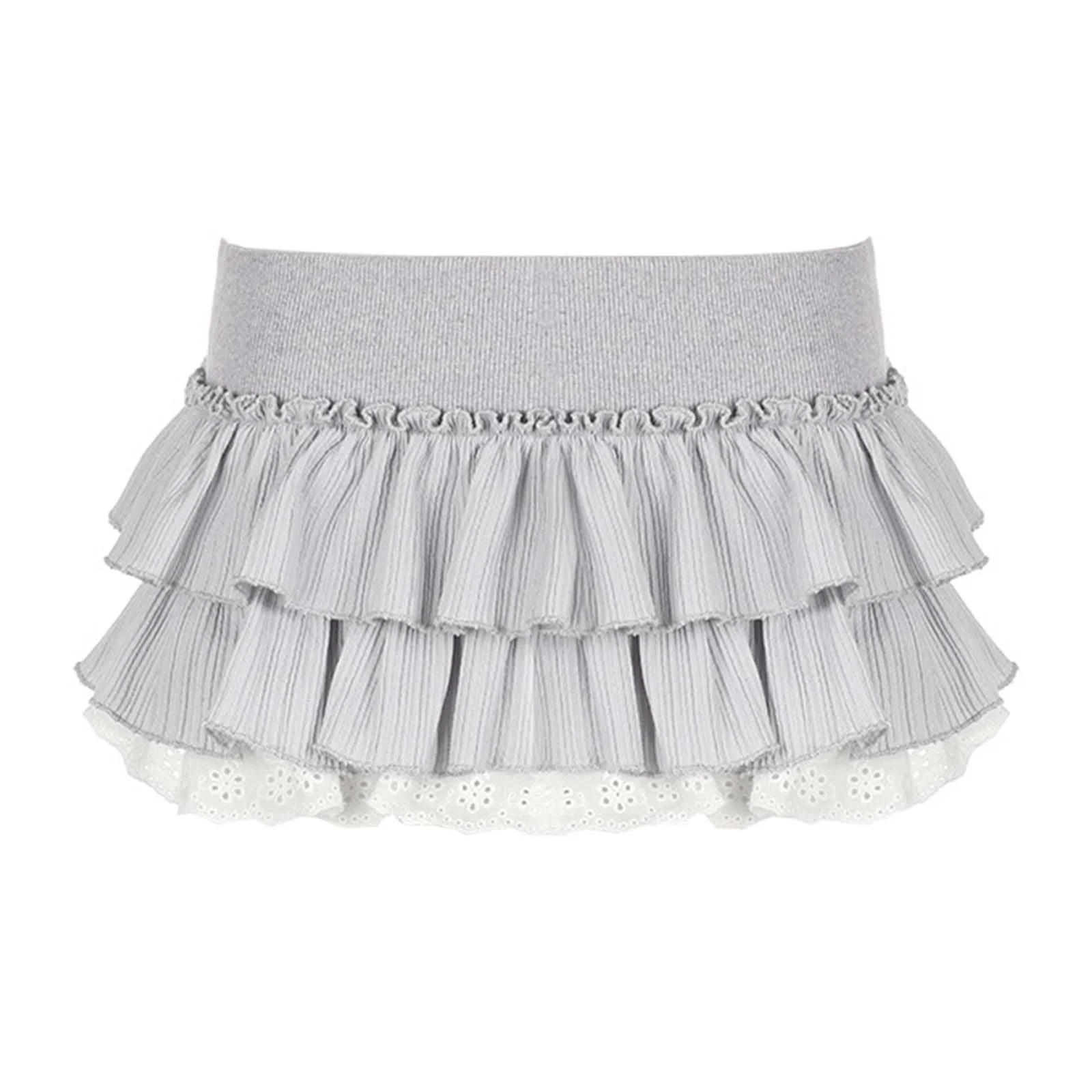 Спідниця Готична Ярусна з Рюшами Жіноча, фото №6