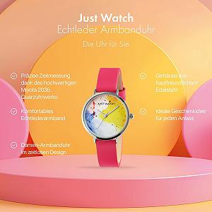 Женские часы Arielle JUST WATCH JW10183 Кожа Разноцветный Мода Аналоговый Кварц synthetic.ua - Фото 1