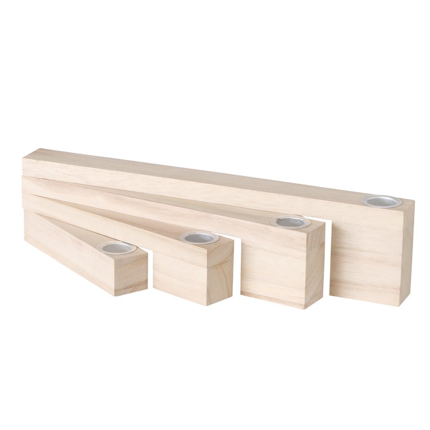 Підсвічник ReWu Ebba Дерев'яний Підсвічник для Вузьких Свічок Регульований Різдвяний Природний 4 Підставки, фото №1 Підсвічник ReWu Ebba Дерев'яний Підсвічник для Вузьких Свічок Регульований Різдвяний Природний 4 Підставки, фото №1